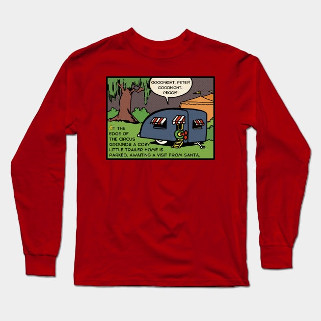 Goodnight Petey Goodnight Peggy Long Sleeve T-Shirt by Slightly Unhinged